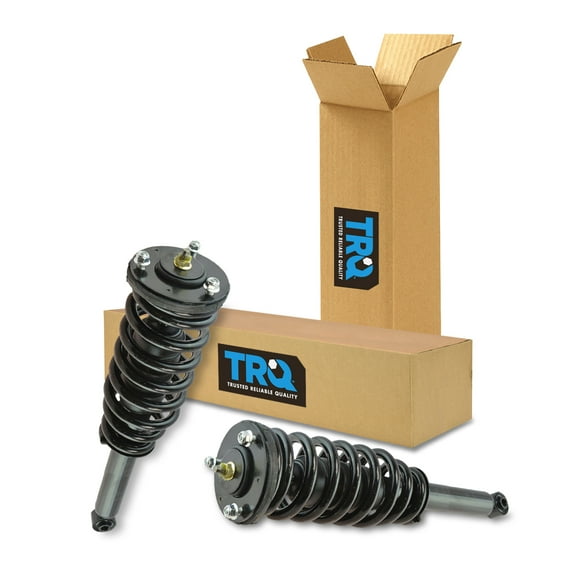 TRQ Front Loaded Complete Shock Strut Spring Assembly Pair Set 2pc for Sorento SCA61087 Fits select: 2003-2009 KIA SORENTO