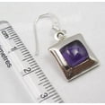 thumbnail image 3 of SilverStarJewel 925 Silver Amethyst Earrings 1.1" Women Wedding Jewelry, 3 of 3