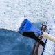 thumbnail image 4 of Raspador de nieve para coche, herramienta para quitar nieve y hielo de ventanas y autobuses Azul, 4 of 7