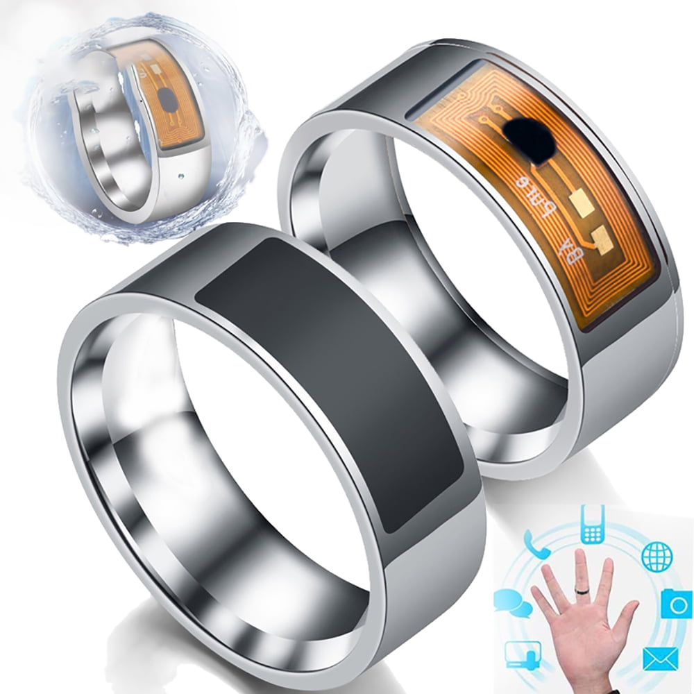 Smart Rings NFC Multifunctional Waterproof Intelligent Magic Ring Smart  Wearable Finger Universal Digital Ring Smart Accessories Multi-Color 