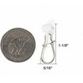 thumbnail image 2 of Sinker Slides for Fishing, Sinker Weight Silder Line Slide Sleeve Swivel Duo Lock Snaps for Saltwater Surf Bottom Fishing Fish Fider Rig Catfish Rig White Duo-Lock Snap 30 Pack, 2 of 6