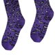 thumbnail image 5 of Minnieouse Calcetines femeninos con personalidad de otoño e invierno calcetines de Color neutro con estampado de leopardo de algodón Medias púrpura, 5 of 5