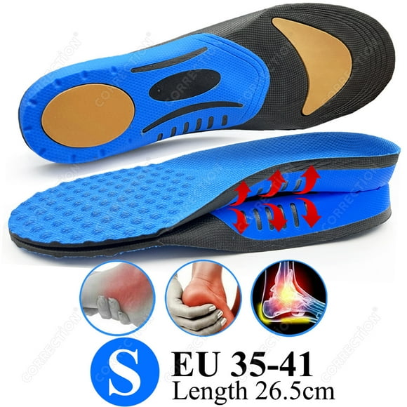 Best Orthotic Gel Insoles Orthopedic Flat Foot Health Sole Pad For Shoes Insert Arch Support Pad For Plantar fasciitis Unisex Best S EU35-41 1 Pair