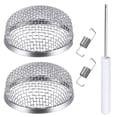 thumbnail image 1 of Stainless Steel Flying Screen RV Furnace Vent Cover Mesh with Installation Tool, 1 of 7