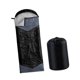 thumbnail image 5 of Saco de dormir para exteriores, cálido saco de dormir para acampar, funda portátil de 87 x 32 pulgadas con Negro y gris, 5 of 9