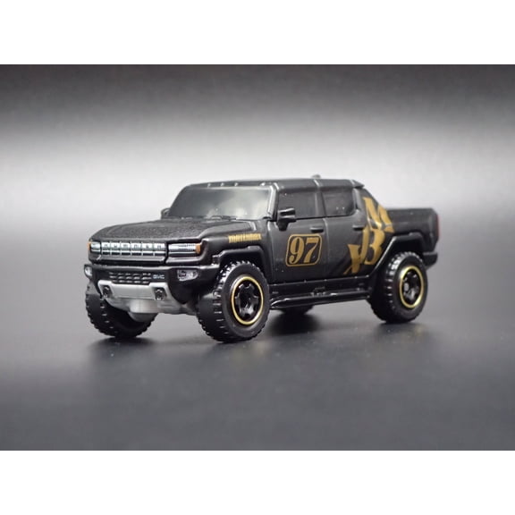 (Open Box) 2022-2026 HUMMER EV ELECTRIC PICKUP TRUCK BLACK 1:64 SCALE DIECAST MODEL CAR