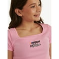thumbnail image 3 of Justice Girl's NASCAR X Justice Collab Short Sleeve Tee, Sizes XS - XLP, 3 of 8