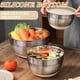 thumbnail image 4 of Juego de cuencos para mezclar Umite Chef de acero inoxidable con tapas herméticas, 4 of 7