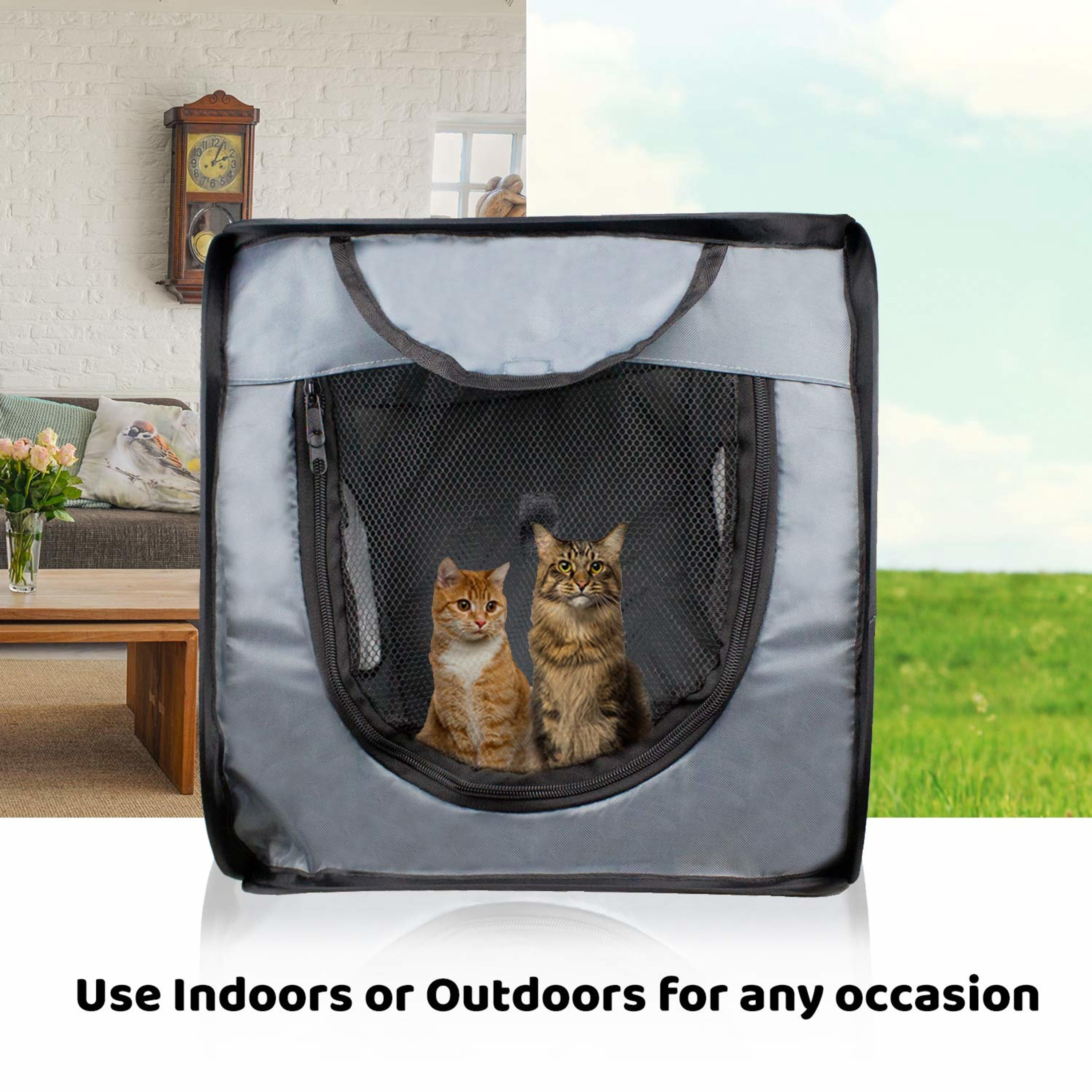 Downtown Pet Supply Pet Carriers for Cats and Dogs, Collapsible Dog Carrier, Giant