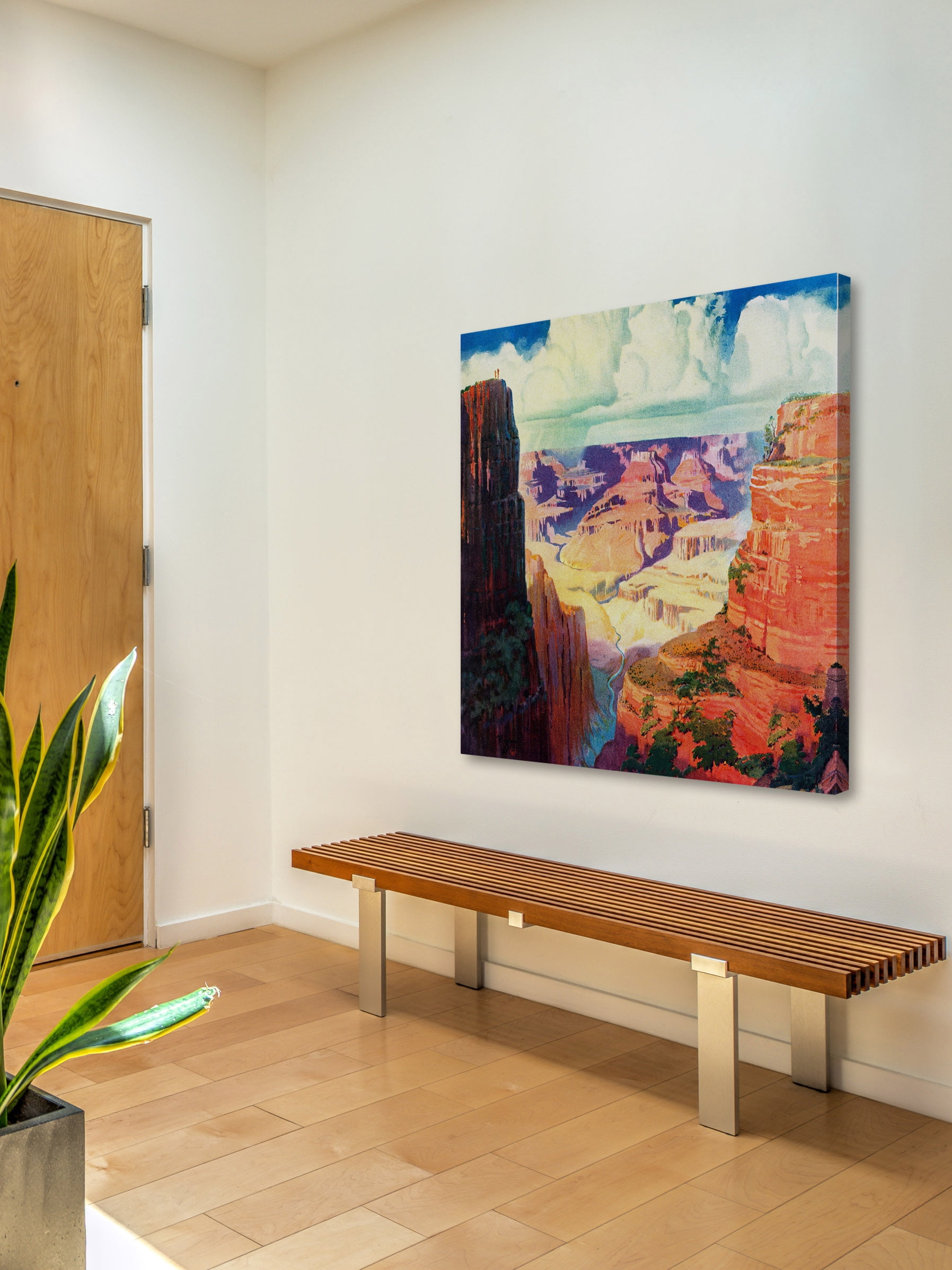 "Grand Canyon 4" Painting Print on Wrapped Canvas