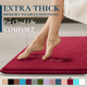 thumbnail image 1 of Alfombra de Baño Antideslizante ComfiTime de Espuma Viscoelástica Terciopelo Suave 17 x 24 Rojo, 1 of 1