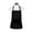 Black, variant on K-Cliffs Unisex, Teen, Adut Adjustable Full Size Bib Cooking Kitchen Apron with 2 Pockets, Cotton, Polyester Fiber, 28"L x 24'W