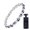 B, variant on Heart Gemstone Bracelet, Adjustable Fit for Joint Health Support