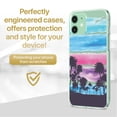 thumbnail image 2 of Caseyard TPU Clear Case for iPhone 13 with Palms design phone cover, 2 of 7