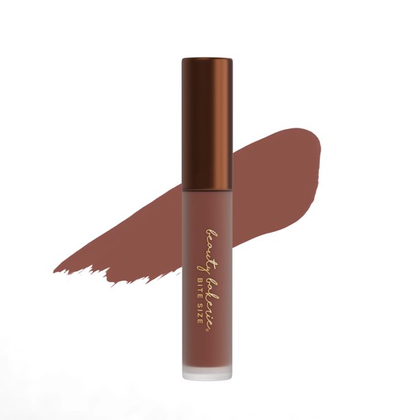 Beauty Bakerie Bitesized Lip Whip Lápiz labial líquido de larga duración para mujeres Color de labios resistente al agua Manchas de labios a prueba de manchas Mate 2,5 ml Marrón Suga