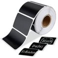 thumbnail image 1 of 300 piezas de pegatinas de pizarra negras, etiquetas autoadhesivas impermeables, 1 of 5
