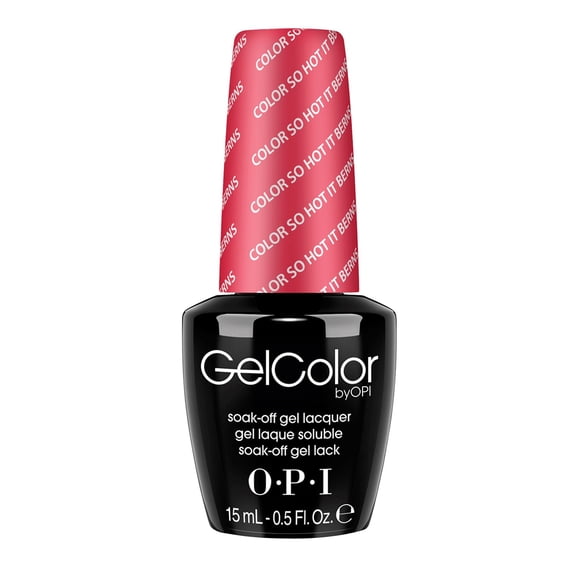 OPI GelColor Gel Nail Polish, So Hot It Burns, 0.5 Fl Oz