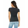 thumbnail image 4 of The Bella + Canvas Ladies Triblend Short Sleeve T-Shirt - CHAR-BLACK TRIB - 2XL, 4 of 4