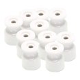 thumbnail image 2 of yotijay 10pcs Porcelain Insulators, Electrical Accessories, Ceramic Insulators for Cable White, 2 of 8