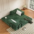 thumbnail image 3 of 80" Non-Slip Pad Comfortable Loveseat Sofa, Modern Loveseat Sofa with No Assembly, Convertible Loveseat Sleeper Couch for Apartments, Green, 3 of 9
