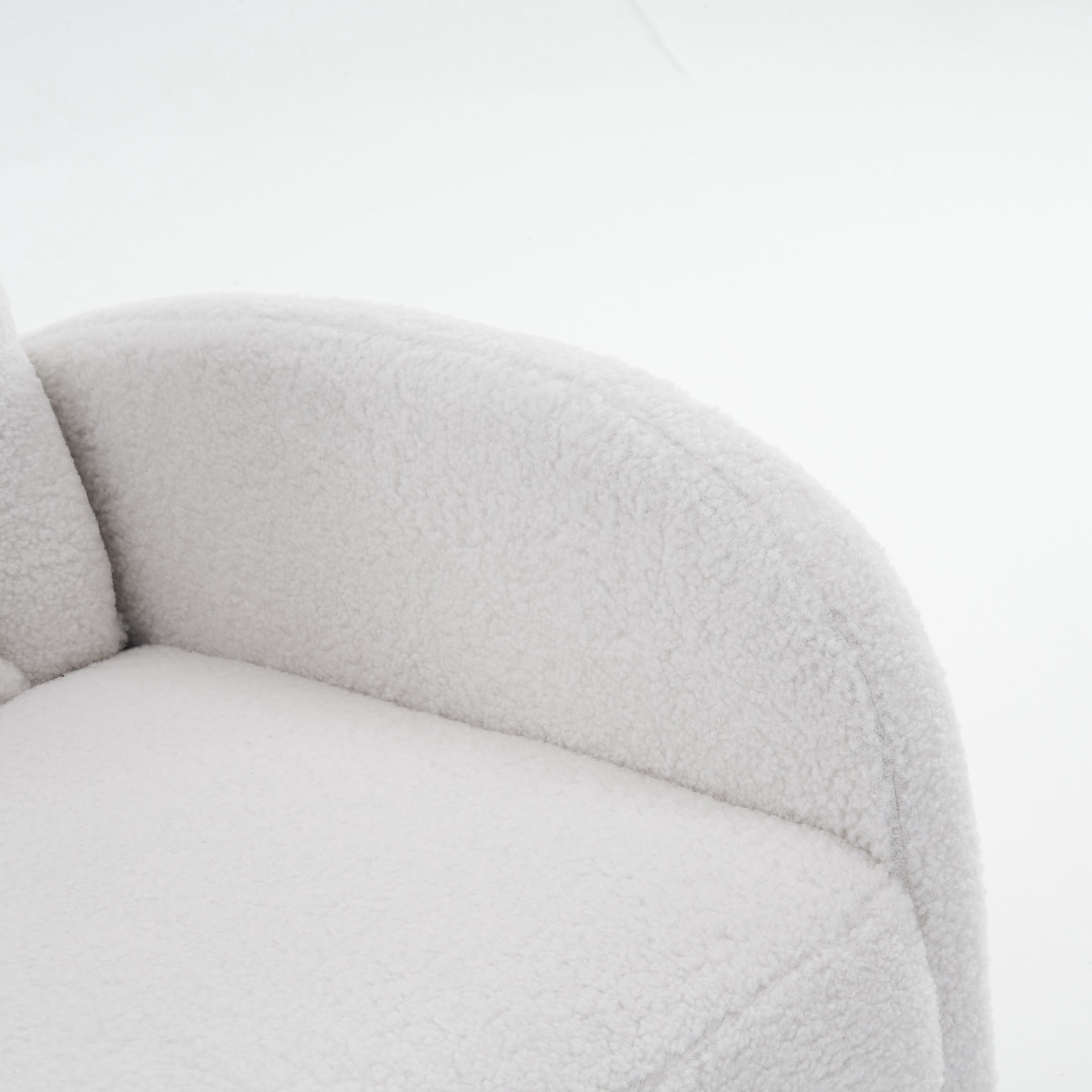 Noble House Caldren Upholstered Glider Rocking Chair, Reclining Nursery Armchair with Adjustable Footrest, Ivory