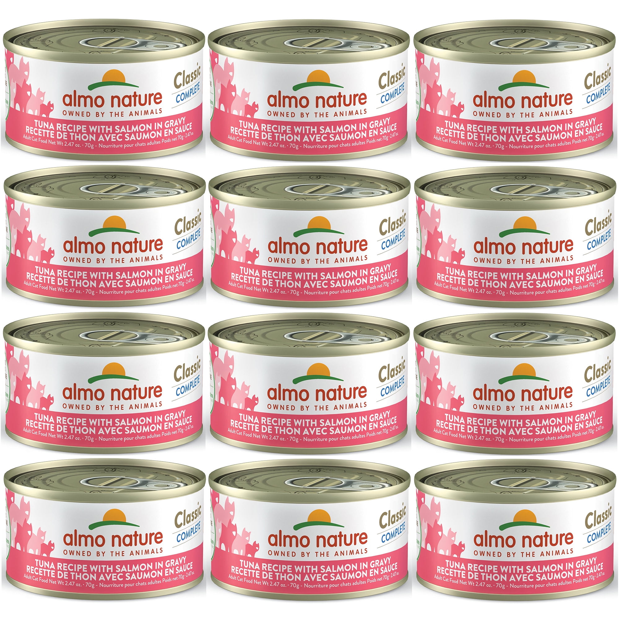 Almo Nature: Classic Complete Cat 12 Pack: Tuna Recipe With Salmon In ...