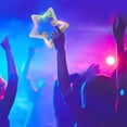 thumbnail image 3 of LEEYNEER LED Light Up Tambourine Transparent Slow Flashing Instrument  Kids 1Pcs, 3 of 5
