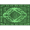 thumbnail image 1 of Ahgly Company Indoor Rectangle Oriental Emerald Green Industrial Area Rugs, 5' x 8', 1 of 4
