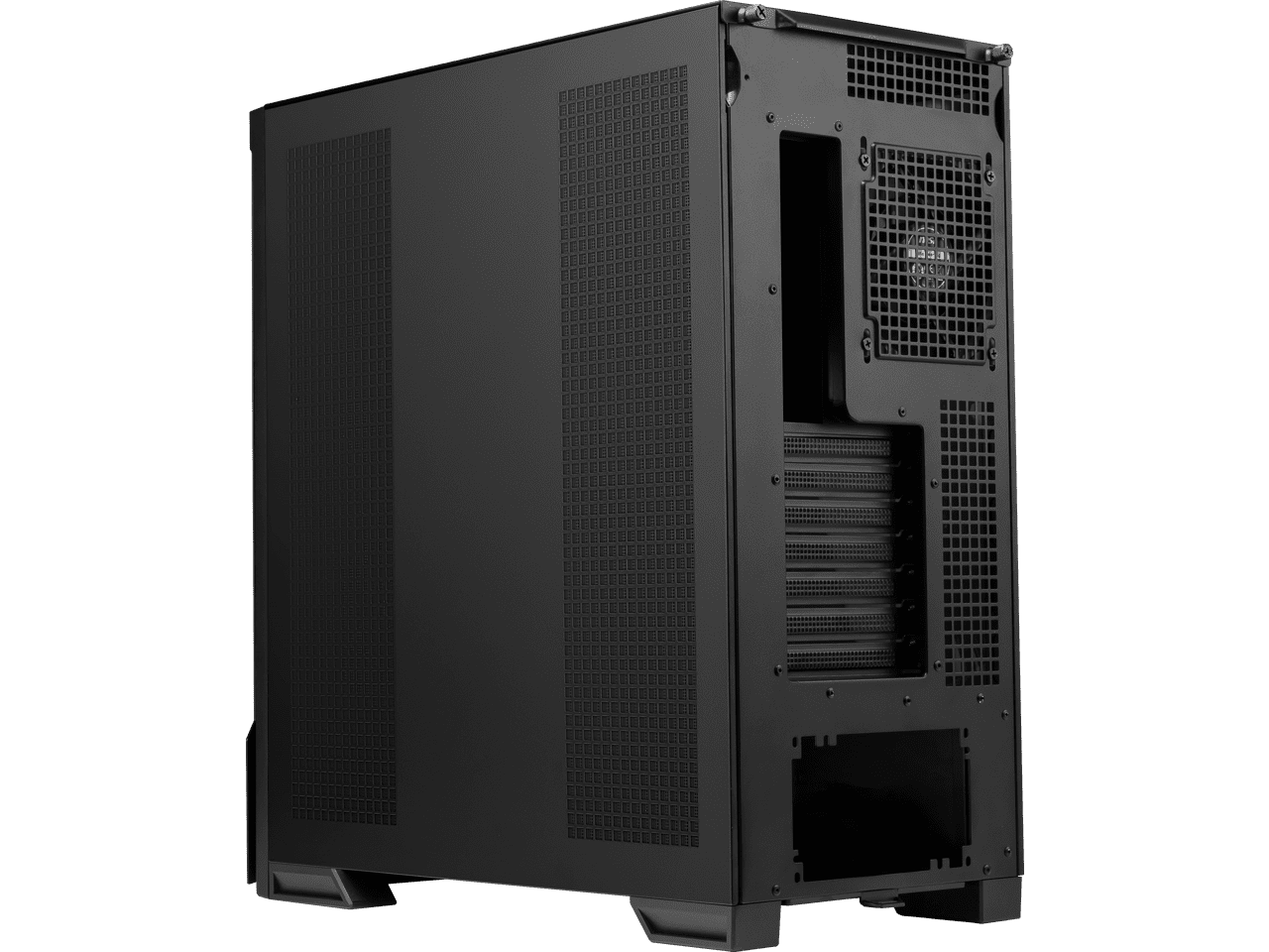 MSI MPG Velox 300R Airflow PZ - Mid-Tower Gaming PC Case - Tempered Glass Side Panel - 2 x 160 mm Dual Layer Blades Fans - Liquid Cooling Support up to 360mm Radiator - Mesh Panel for Airflow