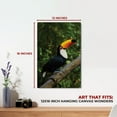 thumbnail image 3 of Toco toucan Canvas Wall Art by Mavis Print- 12X16 inches Bird Wall Decor | HD Printed & Wooden framed wall art | Modern Wall Decor for Gift | Made in USA, 3 of 5