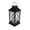 Black #10, variant on 14” Solar Flickering Flame Lantern, IP65 Waterproof Outdoor Hanging Light, Rustproof Metal Tempered Glass Garden Decor, Bronze