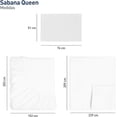 thumbnail image 4 of Sábanas Queen Size Bluelander 4 Piezas Blanco, 4 of 4