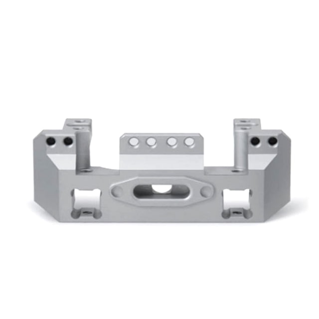 Vogacara 1/10 parachoques delantero de coches con control remoto con soporte de base de servo, parte de actualización, simulación, reemplazo de piezas, Type2 NO2 Vogacara FN001011-02