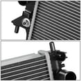 thumbnail image 4 of DNA Motoring 2-Row Alumiunm Core Radiator 13598 for 16-21 Cadillac ATS Camaro 3.6L 6.2L, 4 of 7