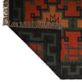 thumbnail image 5 of Kilim Wool Jute Rug – Handwoven Southwestern Area Rug with Tribal Geometric Pattern & Fringe 7 X 10   FEET, 5 of 7