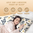 thumbnail image 4 of Lsque Snake Body Pillow Case Cover,Ultra-Soft Microfiber Bed Pillow Cases 20x54 inches,Elegant Bedding,Breathable Durable Pillow Cover with Envelope Closure, 4 of 8