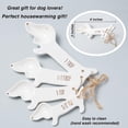 thumbnail image 7 of Votum White Ceramic Measuring Spoons Set – Cute Dachshund Dog Themed Kitchen Accessories Baking Supplies, Dog Lover Gift, 7 of 7