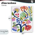 thumbnail image 4 of Stupell Industries Eclectic Boho Blue Tree Canvas Art, 30 x 40, by Suzanne Allard, 4 of 8