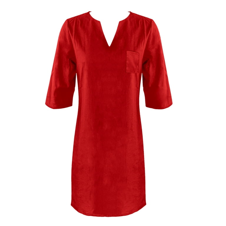 V Neck Red Linen Mini Dress Zara Woman Mini Draped Linen Dress Asymmetric Hem Red 2572/ V Neck Red Linen Mini Dress Zara Woman Mini Draped Linen Dress Asymmetric Hem Red 2572/