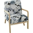 thumbnail image 1 of Housse de Chaise Moderne Mi-Siècle Imprimée Extensible pour Fauteuil de Lecture Housses de Chaise de Salon (Fleur), 1 of 6
