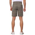 thumbnail image 3 of INSPIRE CHIC Classic Plaid Shorts for Men's Flat Front Business Checked Chino Shorts 32 Light Brown, 3 of 6