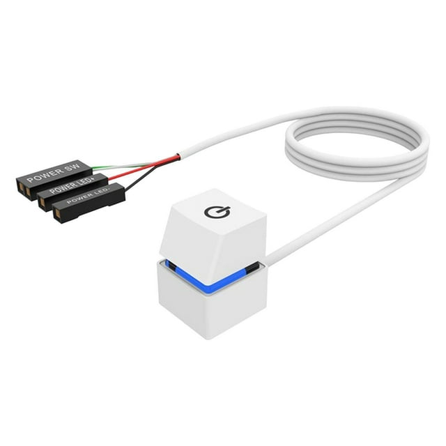 tredstone Remote Switches with Cables PC Motherboard Power Button for Desktop Computer D
