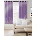 thumbnail image 2 of Purple Blackout Curtains for Bedroom Living Room Darkening Curtains 63 Inches Long Modern Minimalist Silver Gradient Texture Art Window Curtain 2 Panels Set Window Treatment Grommet Drapes 52"x63", 2 of 9