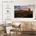 thumbnail image 5 of Elephant Stock Moulton Barn Sunset Scene Wall Art - Horizontal Canvas Wall Art - Living Room Wall Decor - Nature Canvas - Blue And Green Decor - 12" x 8", 5 of 8