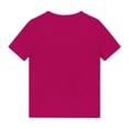 thumbnail image 2 of Fancifize Girls Boys Casual Short Sleeve Shirts Crew Neck Athletic Quick Dry Tops Kids Summer Comfy Active Clothes 3-12 Years, 2 of 4
