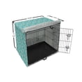 thumbnail image 6 of Turquoise Dog Crate Cover, Paisley Pattern Antique Floral Pattern Ornaments Classical Middle Eastern, Easy to Use Pet Kennel Cover Small Dogs Puppies Kittens, 7 Sizes, Aqua Teal, by Ambesonne, 6 of 6