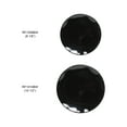 thumbnail image 4 of Excellante Black pearl melamine dinnerware collection 8.5 inch round salad plate - two-toned, comes in each, 4 of 4