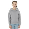 thumbnail image 2 of Jerzees Youth NuBlend Pull Over Hooded Sweatshirt, S, Heather Grey, 2 of 2