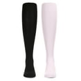 thumbnail image 6 of MeMoi Solid  Opaque Microfiber Tights 2-Pack - Girls - Female, 4-6, Black-Pink, 6 of 7