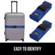 thumbnail image 4 of Correas de equipaje GORILLA GRIP Heavy Duty, paquete de 4, ajustables, azules, 4 of 9